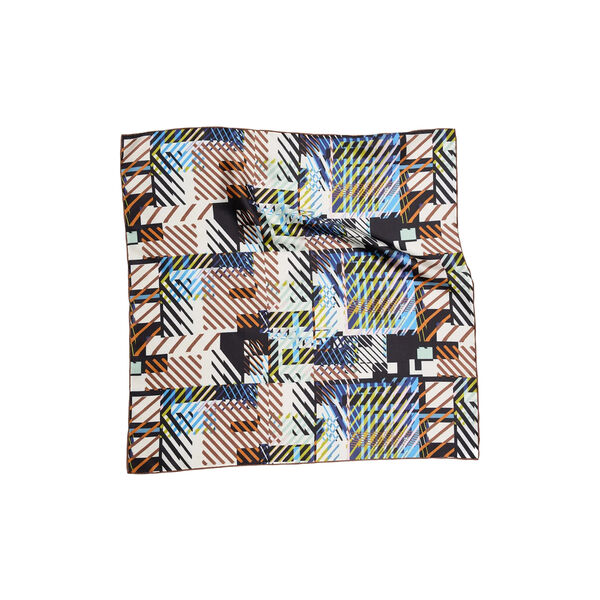TARTAN scarf, brown, Bella Ballou
