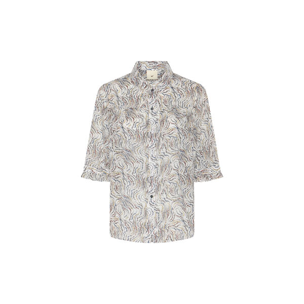 427HMTelser shirt, delicate bloom print, Heartmade