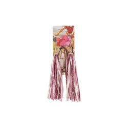 Bicycle Streamers and Beads, pink glitter, Konges Sløjd