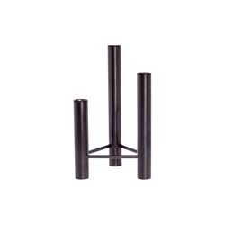 VISTA candle holder/vase, black, Kay Bojesen