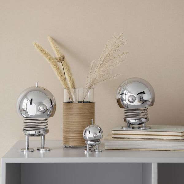 LED lampe L, chrome, Hoptimist