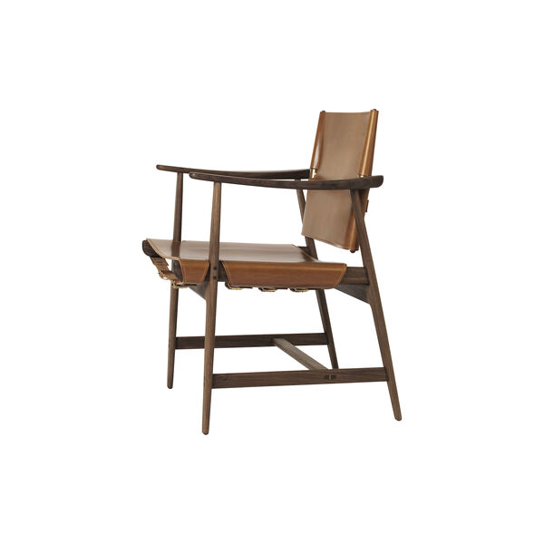 BM1106 Huntsman Chair, oiled walnut/cognac, Carl Hansen & S&oslash;n