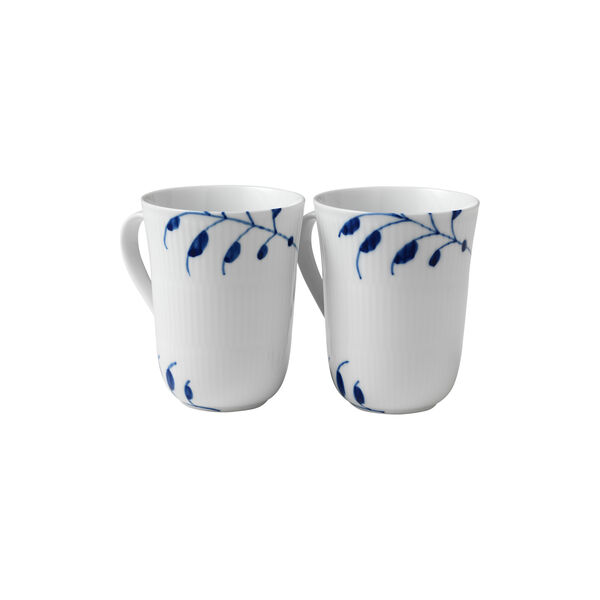 Blue Fluted Mega Mug 36 cl, 2 pcs, Royal Copenhagen