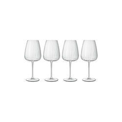 Optica Red Wine Glasses Bordeaux 4 pcs, Luigi Bormioli