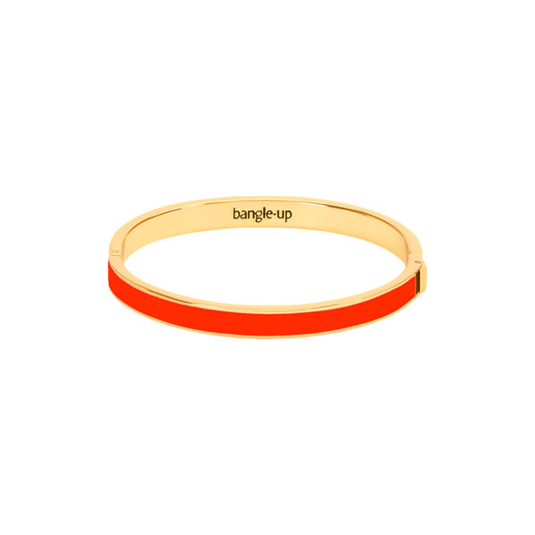 BANGLE Bracelet 7 mm T2, tangerine, bangle up