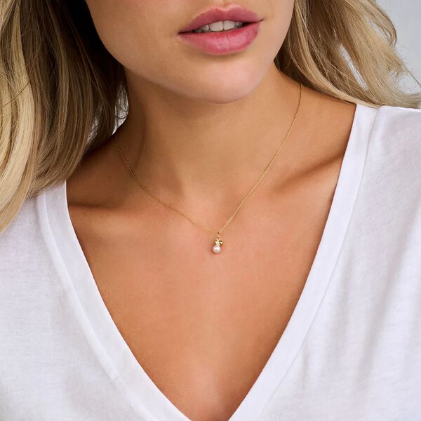 ASIA NECKLACE, gold/diamond, Spirit Icons