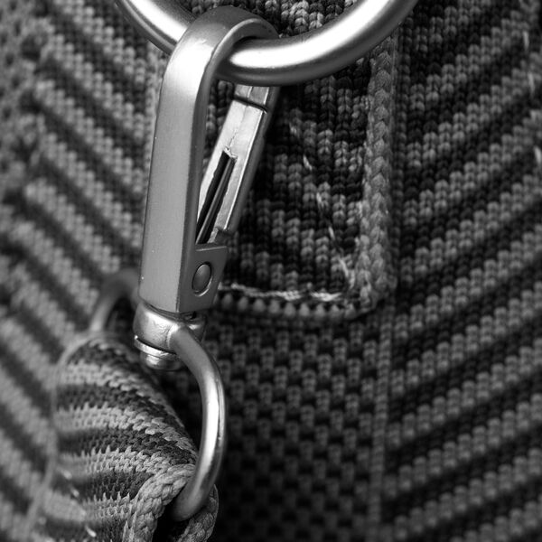 Knitted Crossbody Bag, black gun metal, Ilse Jacobsen Hornb&aelig;k