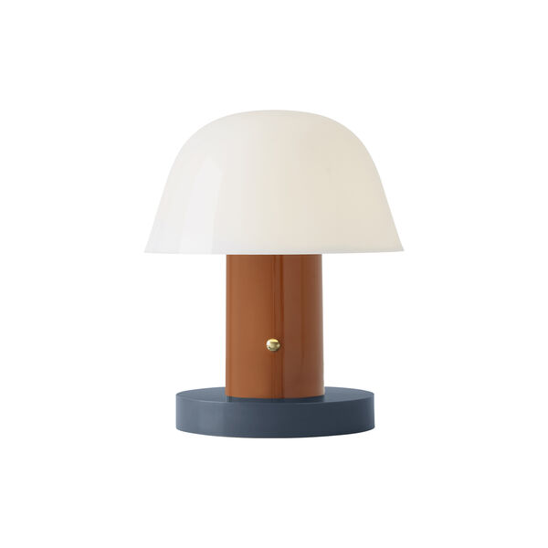 Setago JH27 Portable Table Lamp, rust/thunder Setago JH27 Portable Table Lamp, rust/thunder, &Tradition