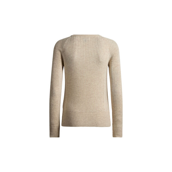 Aveline round-neck knit, sand, Cartel Copenhagen