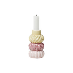 Samsurium Candlestack 3 pcs, mimosa/blush/powder, Dottir Nordic Design