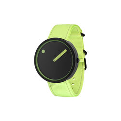 Picto Wrist Watch, manta ray black/paradise green, PICTO