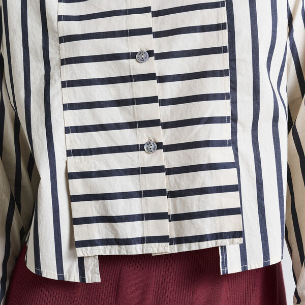 Pirate stripe Shirt with Pleats, pirate stripe Pirate stripe Shirt with Pleats, pirate stripe, BITTE KAI RAND