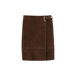 Suede skirt, warm brown, Coster Copenhagen