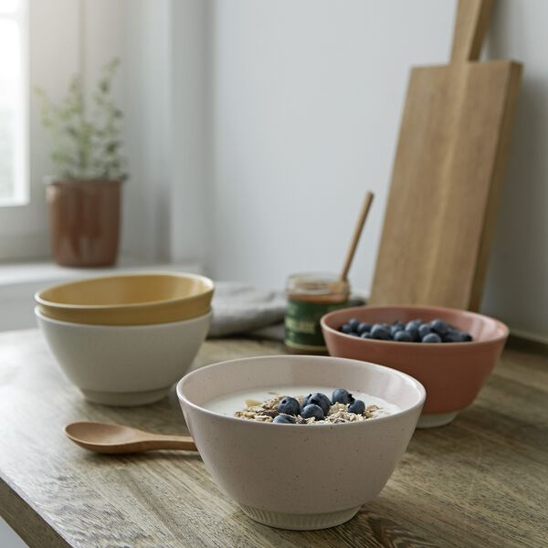 Colorit Bowl &Oslash; 14 cm, yellow, Knabstrup Keramik