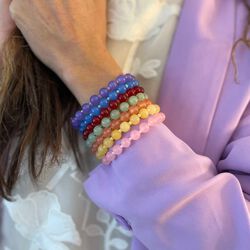 Jasmine small bracelet, light pink, Nuni Copenhagen