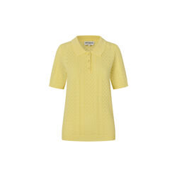 AlaiaLL Polo Knit S/S, neon yellow, Lollys Laundry