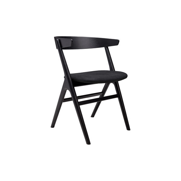 Sibast No 9 Dining Chair, black lacquered oak/black Sibast No 9 Dining Chair, black lacquered oak/black, Sibast Furniture