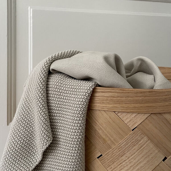 Knitted Kitchen Towel, light stone, Humdakin