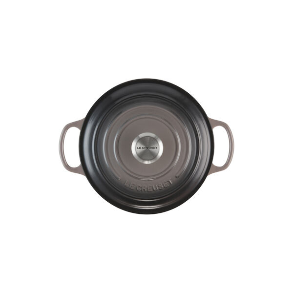 Signature Round Pot &Oslash; 24 cm, flint, Le Creuset