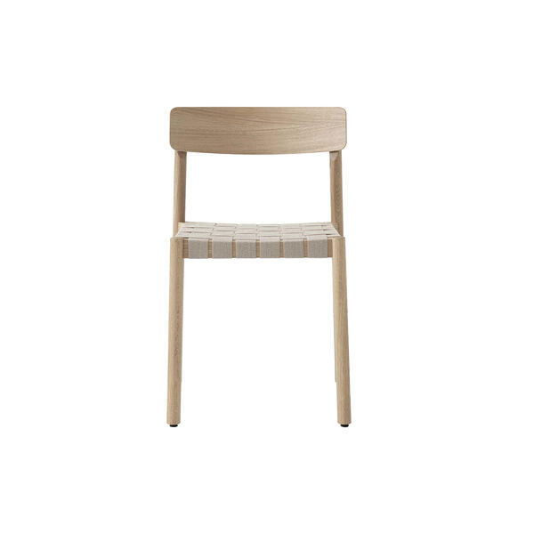 Betty TK1 Dining Chair, oak/linen, &Tradition