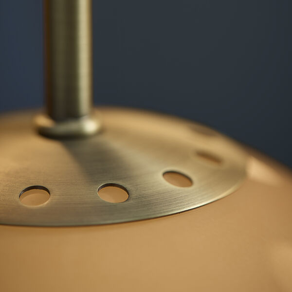 Ball Glass Pendant, amber, FRANDSEN