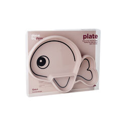 Wally Silicone Stick & Stay Plate, powder, Done by Deer