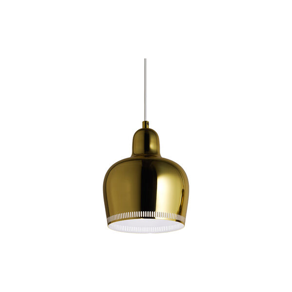 Pendant Light A330S &ldquo;Golden Bell&ldquo;, polished brass, Artek