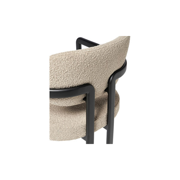 Adrien Arm Chair, boucl&eacute; beige, Westwing Collection