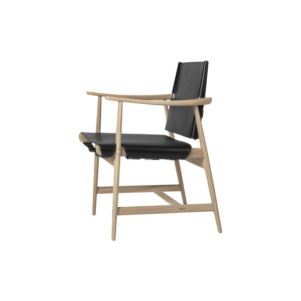 BM1106 Huntsman Chair, white oiled oak/black, Carl Hansen & S&oslash;n