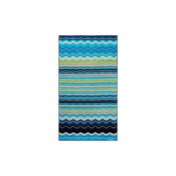 Hugo Beach Towel, 170 turquoise multicolor, Missoni Home