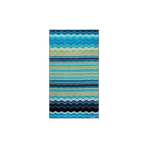 Hugo Beach Towel, 170 turquoise multicolor, Missoni Home