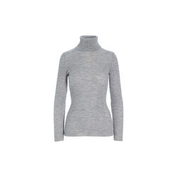 New Wool Turtleneck Pullover, grey melange, BITTE KAI RAND