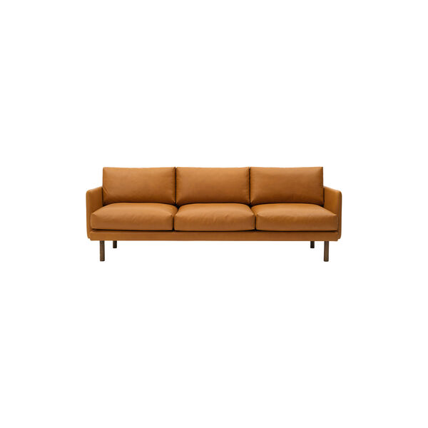 Emo 3 Seater Sofa, Dakar Cognac/r&oslash;get eg, Bruunmunch Furniture