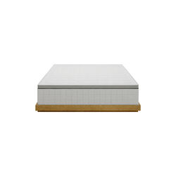MUUN LITE FULL SET &ndash; MATTRESS, TOPPER AND TALL WOOD FRAME, MUUN