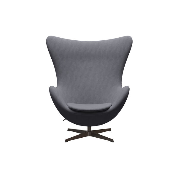 Egg&trade; 3316 Lounge Chair, Christianshavn 1171 light grey/brown bronze, Fritz Hansen