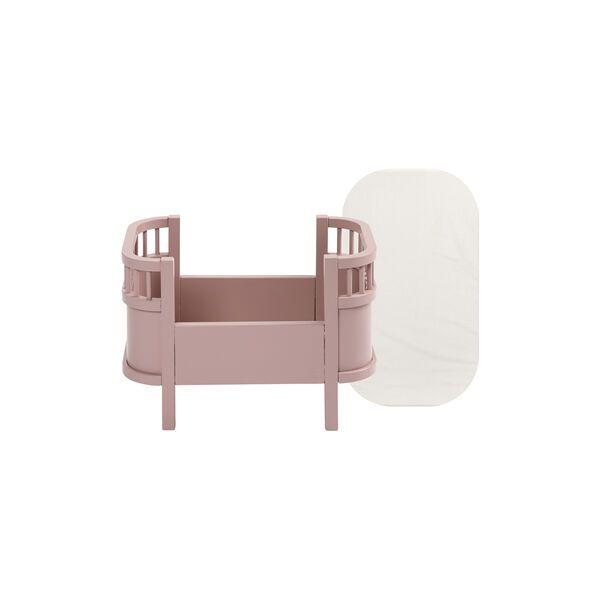 Doll's Bed with Mattress, blossom pink, Sebra