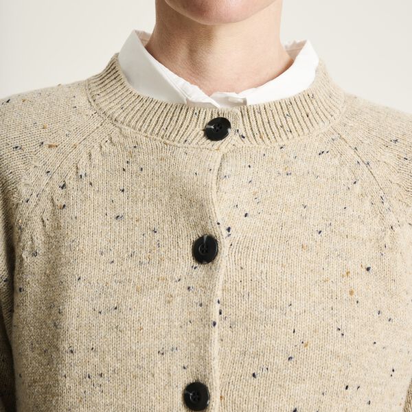 Shinabi cardigan with buttons, stone w sprinkles, BITTE KAI RAND