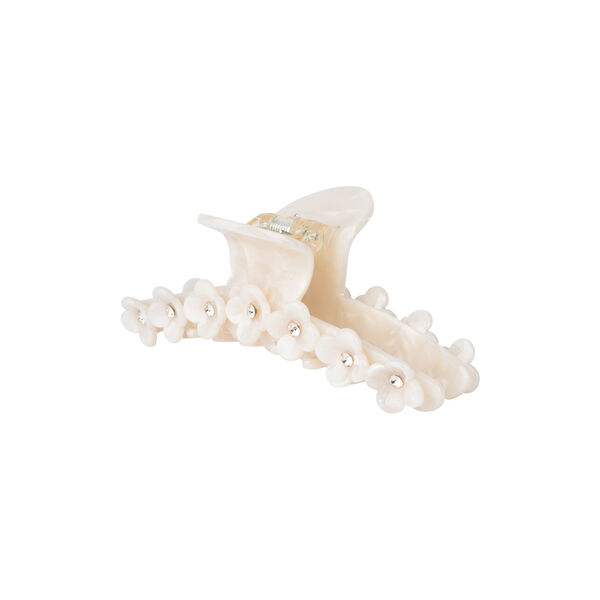 Bright Flower Clip, white, SUI AVA