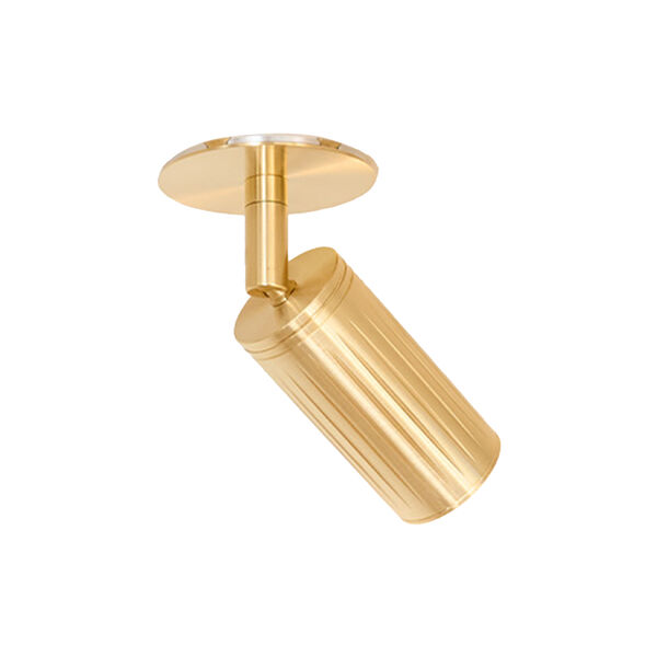 Luminar Box Mount Ceiling Light, brass, Rama Lights