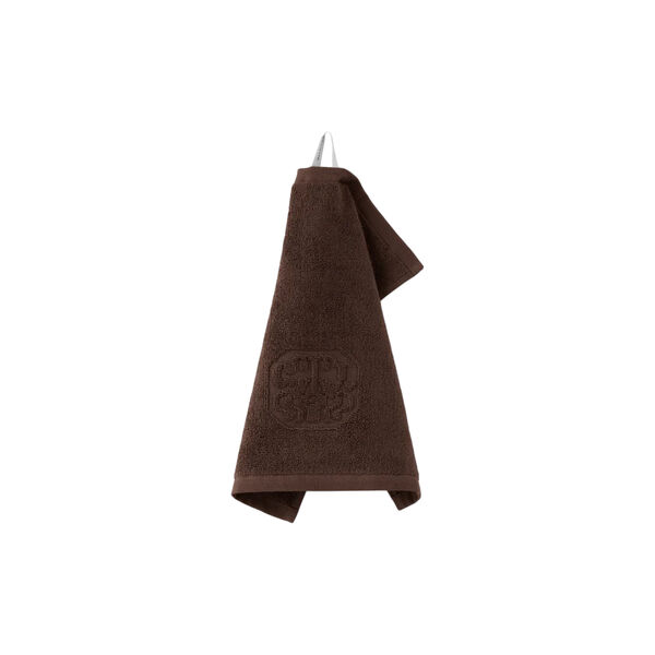 Damask Terry Washcloth | Dark Chocolate, Georg Jensen Damask