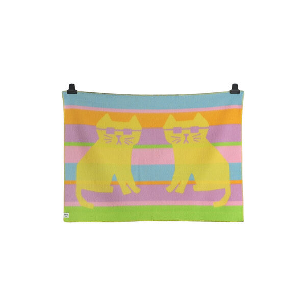 COOL CATS Half Size Throw, multi COOL CATS Half Size Throw, multi, Røros Tweed