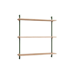 Wall Shelving Standard, oak/pine green, MOEBE