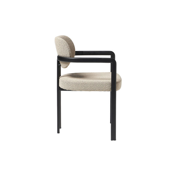 Adrien Arm Chair, boucl&eacute; beige, Westwing Collection