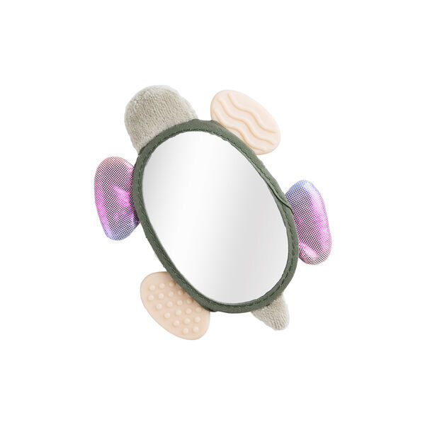 Turbo the Turtle Activity Rattle with Mirror Turbo the Turtle Activity Rattle with Mirror, Sebra