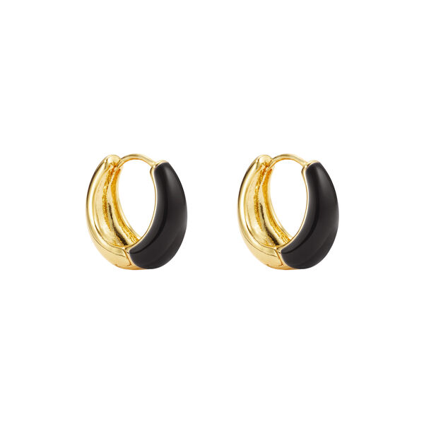 BANGLE BOMBE | Carbon Black | Earring, bangle up