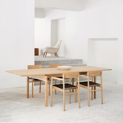 Post Table 320 cm, soap treated oak, Fredericia Furniture
