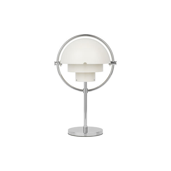 Multi-Lite Portable Lamp, white semi matt/chrome, GUBI