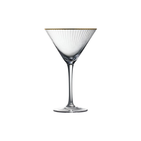 Palermo Gold Martini Glass 4 stk., Lyngby Glas
