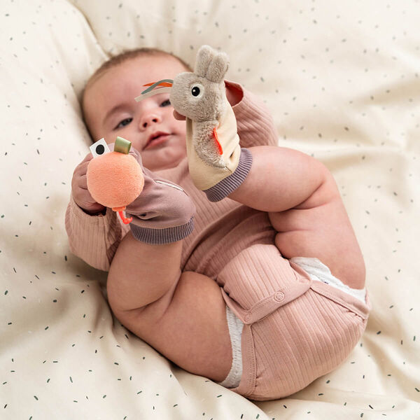 Celebration Rattle Socks, sand, Done by Deer