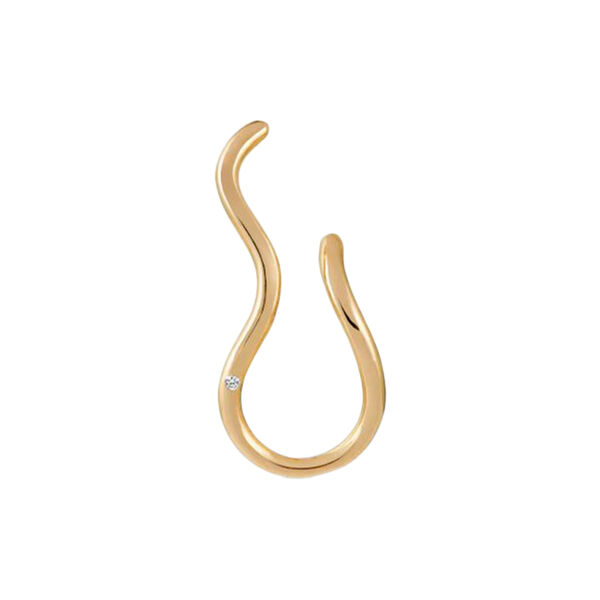 Fryd Wave Earstud Right, gold, Ro Copenhagen